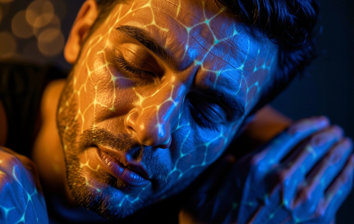 Biologische Texture und Lichtspiel